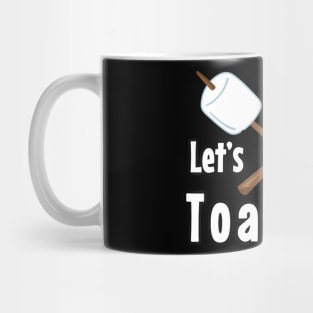 Funny Camping Gift Get Toasted Campfire Marshmallow Mug